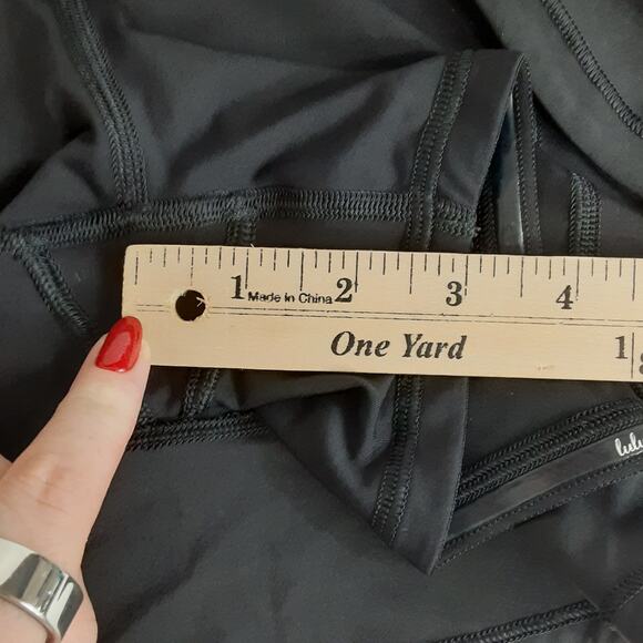 Lululemon Pace Rival Skirt Reg Mid Rise Skort Black Layered Tennis Skort Women 2 - Picture 10 of 10